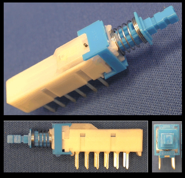 AL-03-005 - 4 Pole Changeover Switch (PCB Mount) - Latching
