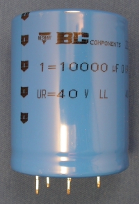 BC-09-002 - Capacitor: 10,000uF 40v 85C Radial (5pin)