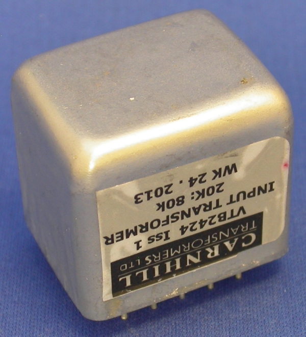CA-18-VTB2457M - Transformer: Audio Input (200R:9800R) - MuMetal Can