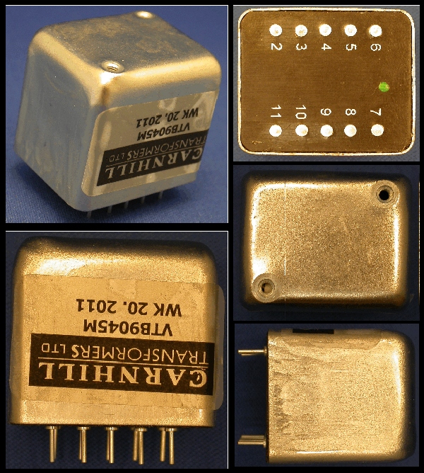 CA-18-VTB9045M - Transformer: Audio Input (Microphone Level) - MuMetal Can