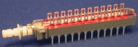 IT-03-001 - 8 Pole Changeover Switch (PCB Mount) - Latching