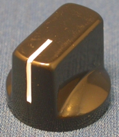 GC-04-004 - Knob: Bar 20mm - Black (for 1/4inch shaft)