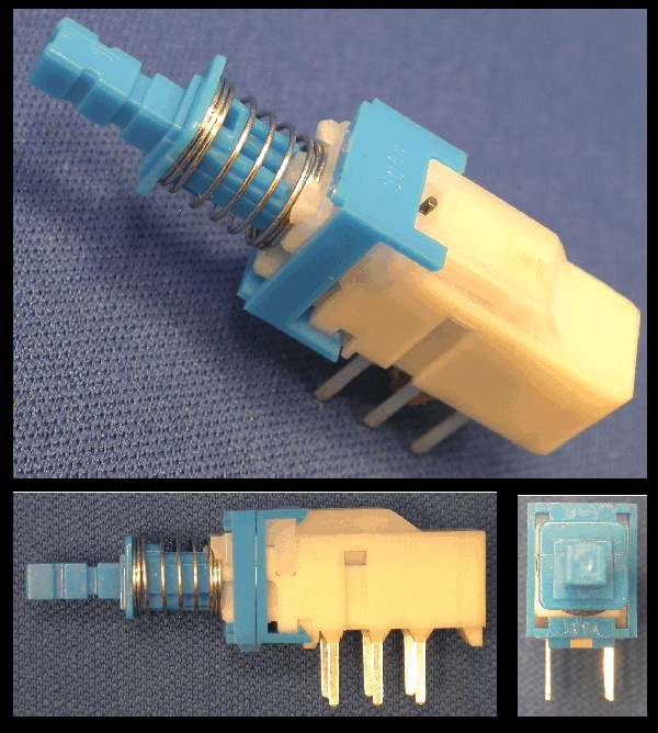 AL-03-001 - 2 Pole Changeover Switch (PCB Mount) - Latching