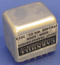 CA-18-VTB2408M - Transformer: Audio Input (600R:600R) - MuMetal Can