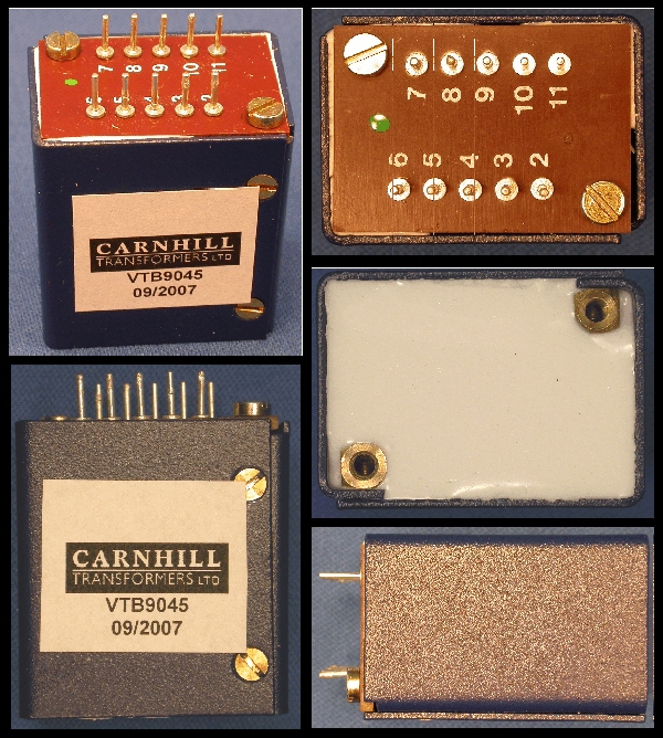 CA-18-VTB9045 - Transformer: Audio Input (Microphone Level) CA-18-VTB9045 - Transformer: Audio Input (Microphone Level)