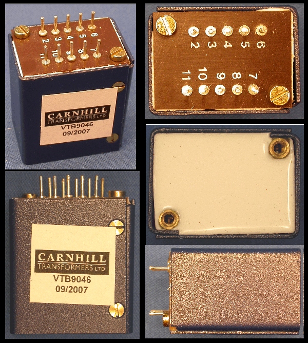 CA-18-VTB9046 - Transformer: Audio Input (Line Level)