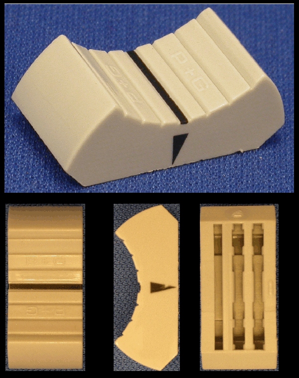 PG-02-P39139/7- Fader Knob: Grey (with black Line) - 11mm wide PG-02-P39139/7- Fader Knob: Grey (with black Line) - 11mm wide