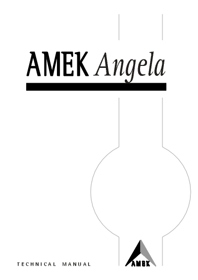 AML-13-002 - Technical Manual: AMEK Angela