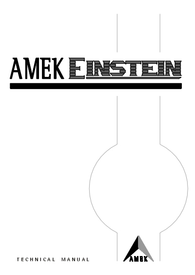 AML-13-013 - Technical Manual: AMEK Einstein