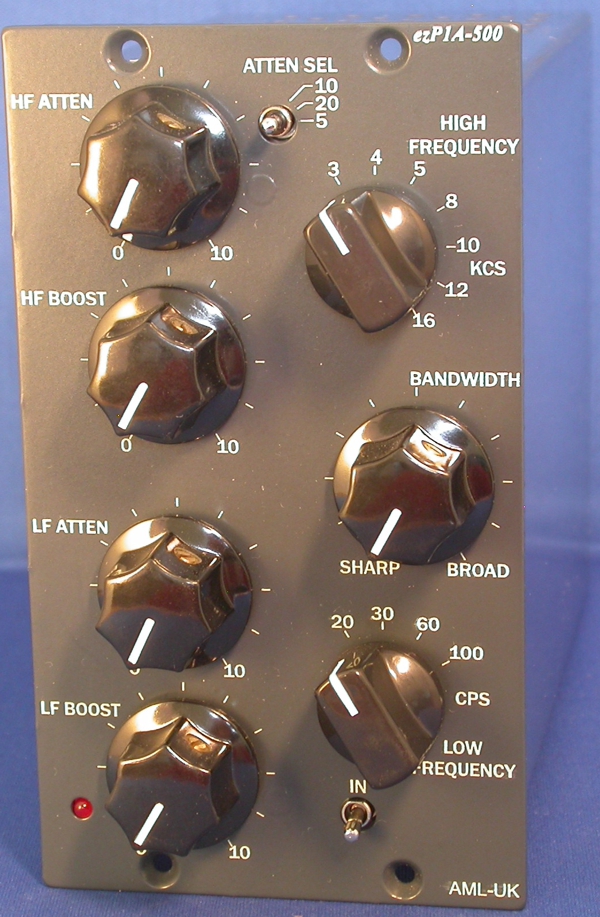 AML-17-037 - ezP1A-500 - (500 series Program Equaliser) AML-17-037 - ezP1A-500 - (500 series Program Equaliser)