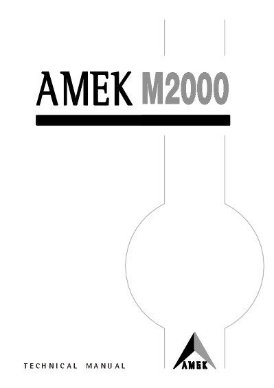 AML-13-023 - Technical Manual: AMEK M2000