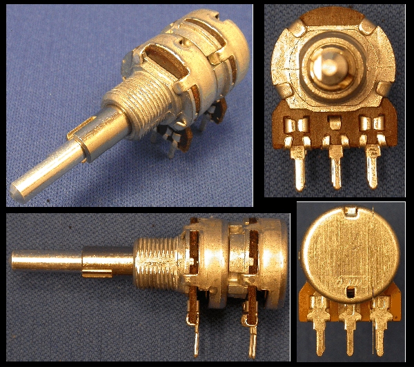 OM-01-001 - 16mm - 2 gang 10 log / 10k lin + ident - concentric shaft OM-01-001 - 16mm - 2 gang 10 log / 10k lin + ident - concentric shaft