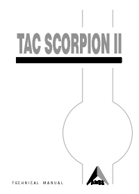 AML-13-011 - Technical Manual: TAC Scorpion II
