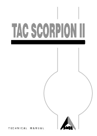 AML-13-011 - Technical Manual: TAC Scorpion II