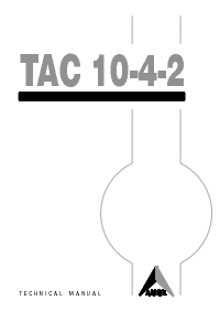 AML-13-021 - Technical Manual: TAC 10-4-2